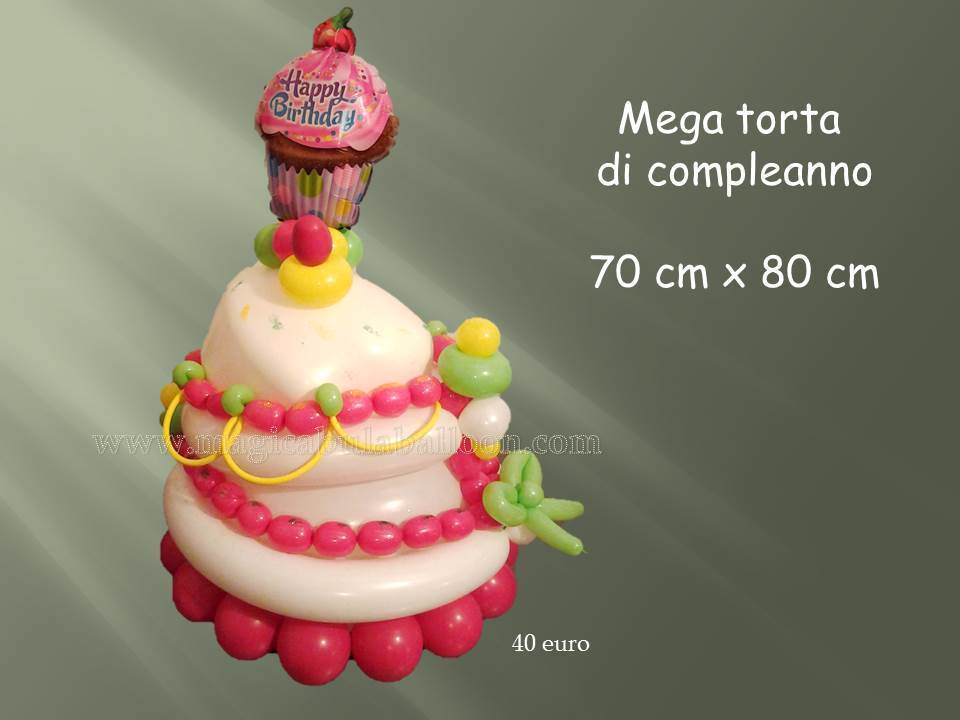 Mega torta compleanno
